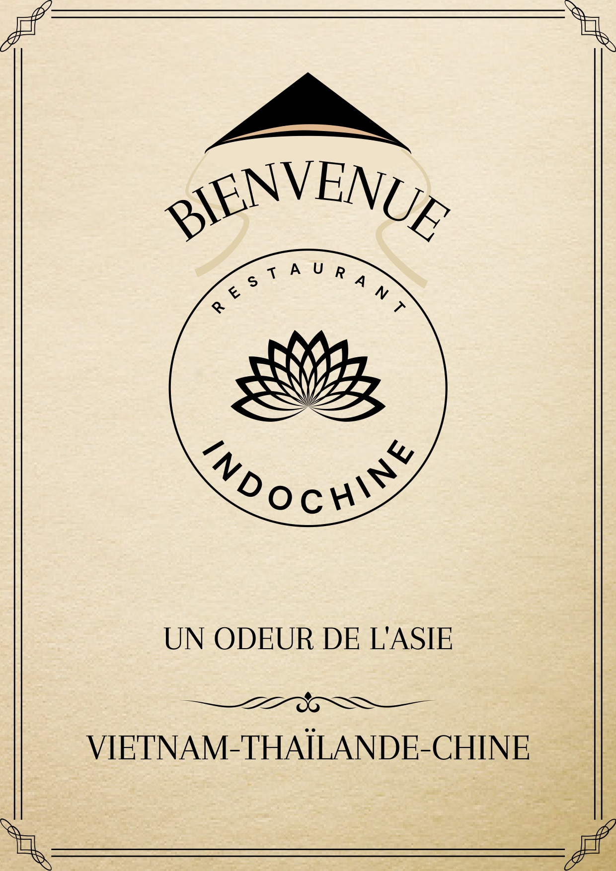 Menu restaurant page 1